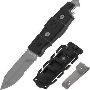 Gear Aid, Buri Utility Knife, Drop Pt., black