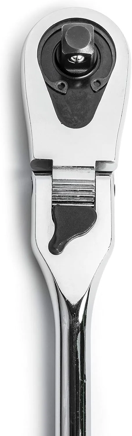 GEARWRENCH 1/2" Drive 84 Tooth Locking Flex Head Teardrop Ratchet 17" - 81362A-07