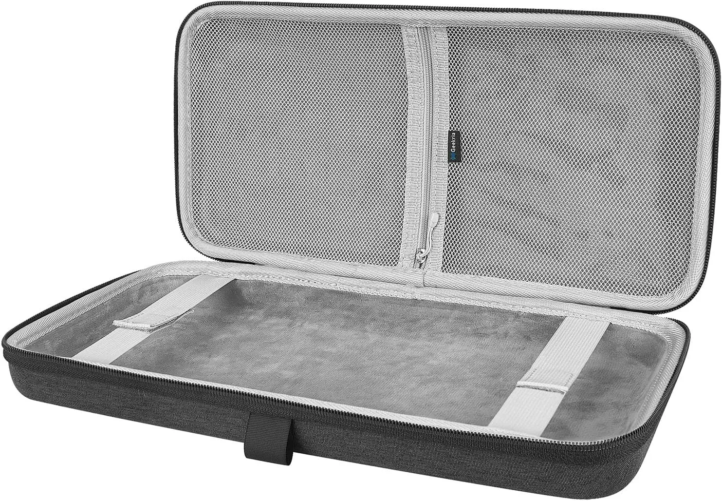 Geekria 75% 84-Key Gaming Keyboard Case, Hard Shell Travel Carrying Bag, Compatible with Keychron K2, Logitech POP Keys/MX Mechanical Mini, Aula F75 Pro / F75 75% (Extra Space)