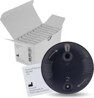 Genuine OEM Switzerland Wax Guards Filters, Cerushield Disk v2.0 098-0445 Accessories for Phonak Hearing Aid Audeo Marvel Paradise Lumity Hearing Aid only SDS 4.0 Receiver -10 pack/80 Filter Total