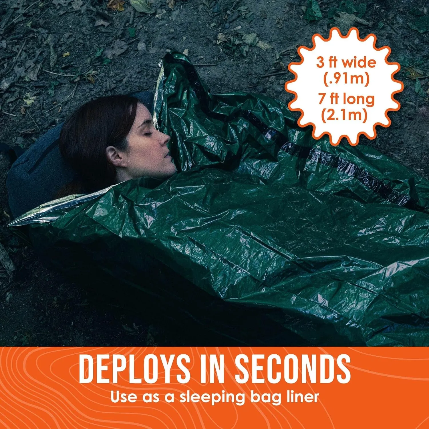 Go Time Gear Life Bivy Sack - Emergency Survival Sleeping Bag