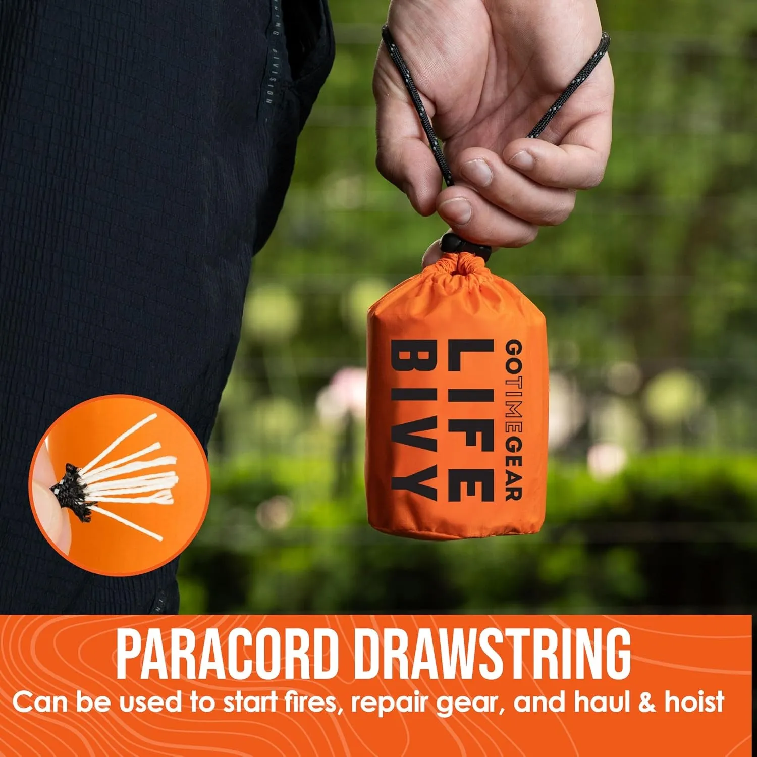 Go Time Gear Life Bivy Sack - Emergency Survival Sleeping Bag
