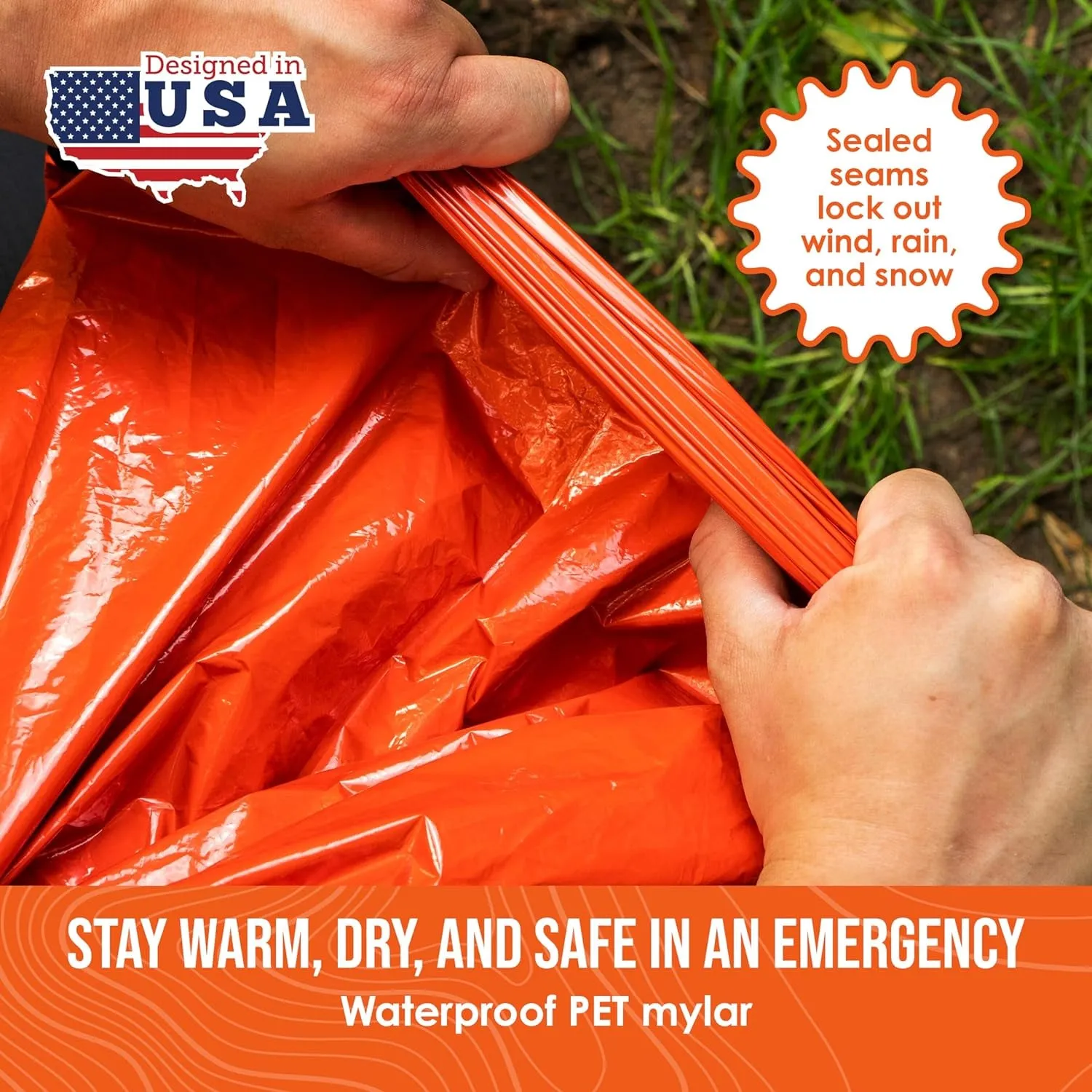 Go Time Gear Life Bivy Sack - Emergency Survival Sleeping Bag