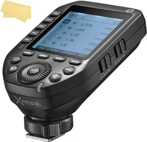 Godox XProII-N TTL Wireless Flash Trigger Transmitter Compatible for Nikon Cameras,2.4G 1/8000s HSS,Bluetooth Connection,New Hotshoe Locking,16 Groups and 32 Channels