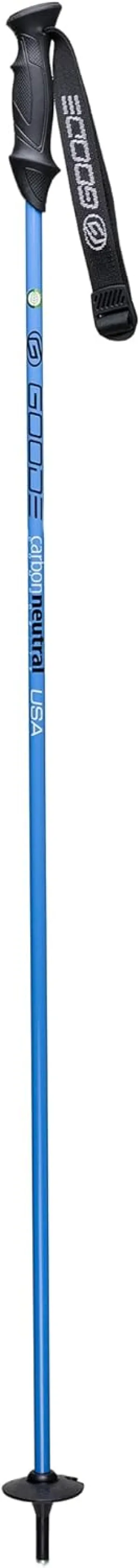 GOODE Carbon Neutral Ski Poles – Ultra-Lightweight & Durable Eco-Friendly Composite – High-Performance Shock Absorbing Downhill Ski Poles for Men & Women - Pair