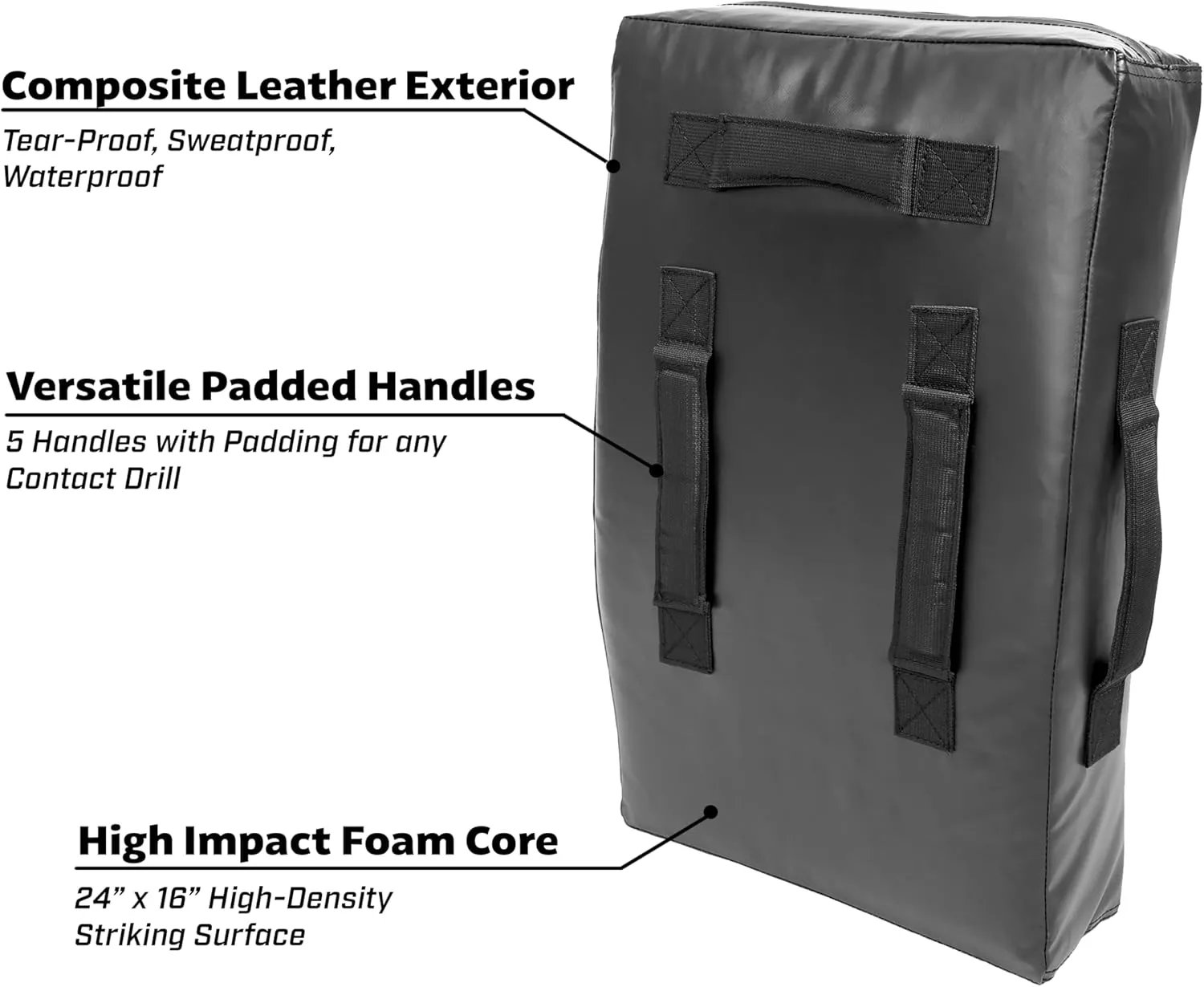 GoSports Premium Blocking Pads – Multisport Training Equipment for Football, Basketball, Lacrosse, & Martial Arts – Tackling Dummies & Kick Pads
