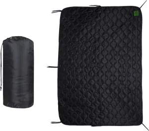 Greencity Tactical Military Woobie Blanket Poncho Liner Camping Thermal Insulated Drawstring Carry Bag Waterproof Outdoor Activities Hiking Traving
