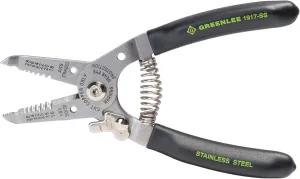 Greenlee 1917-SS Stainless Wire Stripper and Cutter, 16-26AWG, 6-Inches