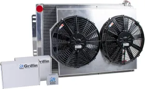 Griffin Radiator 8-7009 ComboUnit, Fits: 67-69 Camaro, 64-67 Chevelle, 67-69 Firebird