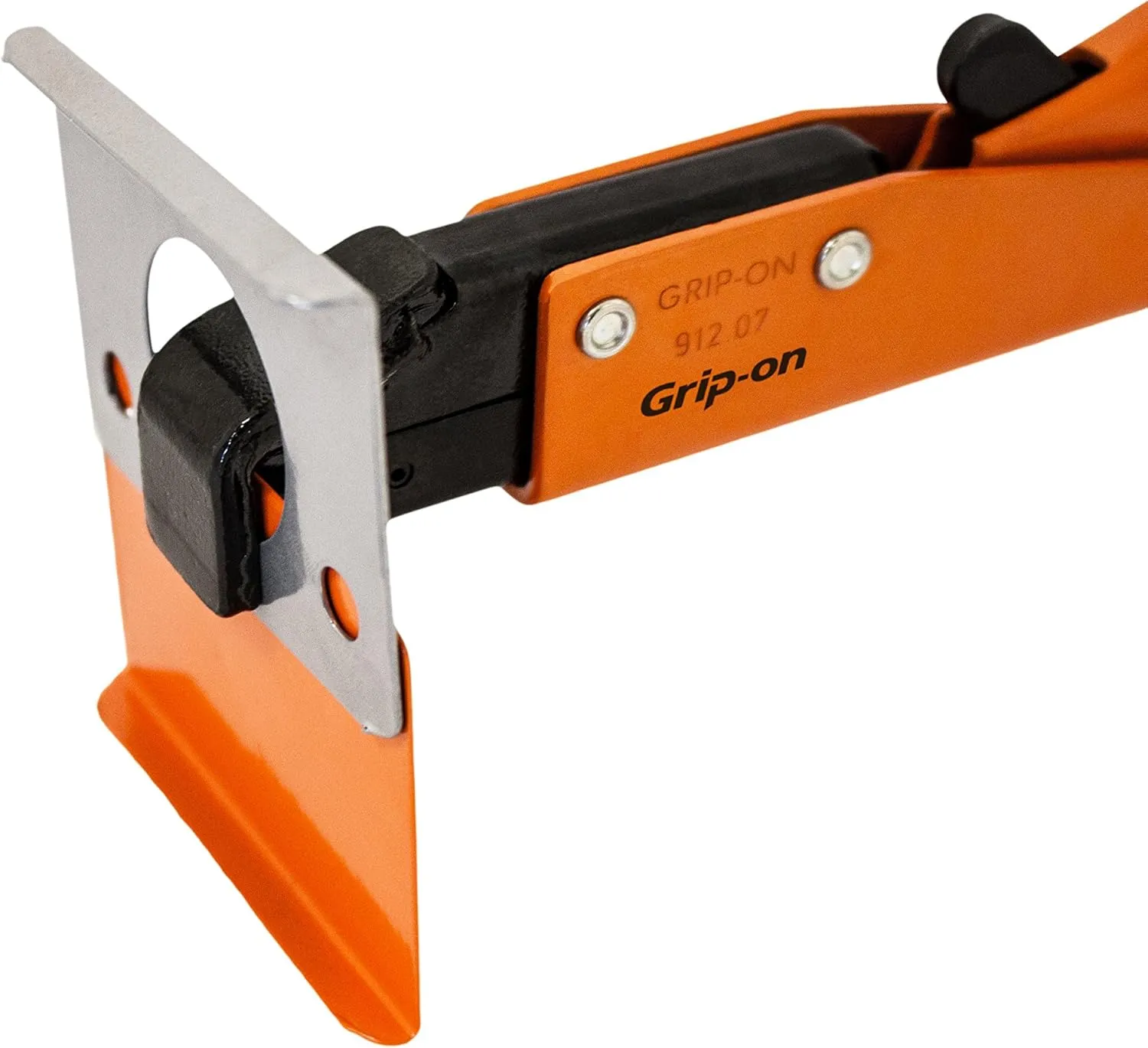 Grip-On 91207 7-Inch Axial Grip L-Shaped Locking Pliers in Orange Epoxy