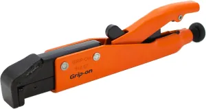 Grip-On 91207 7-Inch Axial Grip L-Shaped Locking Pliers in Orange Epoxy