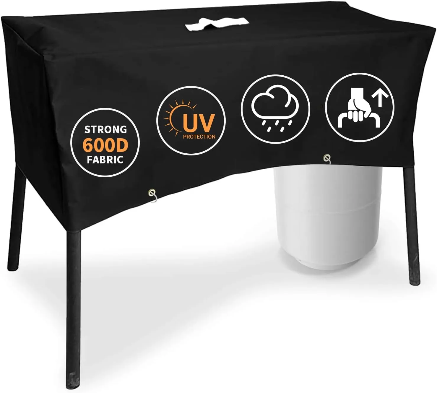 Grisun Patio Stove Cover for Camp Chef 2 Burner Stove, Grill Cover for Camp Chef Stove EX60P, EX60LW, EX60PP, EX60B, EX280LW and More, for Camp Chef Accessories