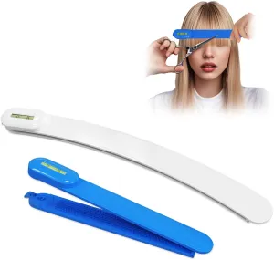 Hair Cutting Tool, DIY Layering and Trimming Kit with Clips, Guide for Bangs, Layers, Split Ends