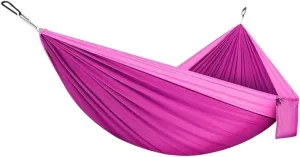 Hammock Double & Single Hammock Portable Nylon Parachute Hammocks Swing for Indoor Outdoor Garden Hiking Travel Backpacking Portable Hammock