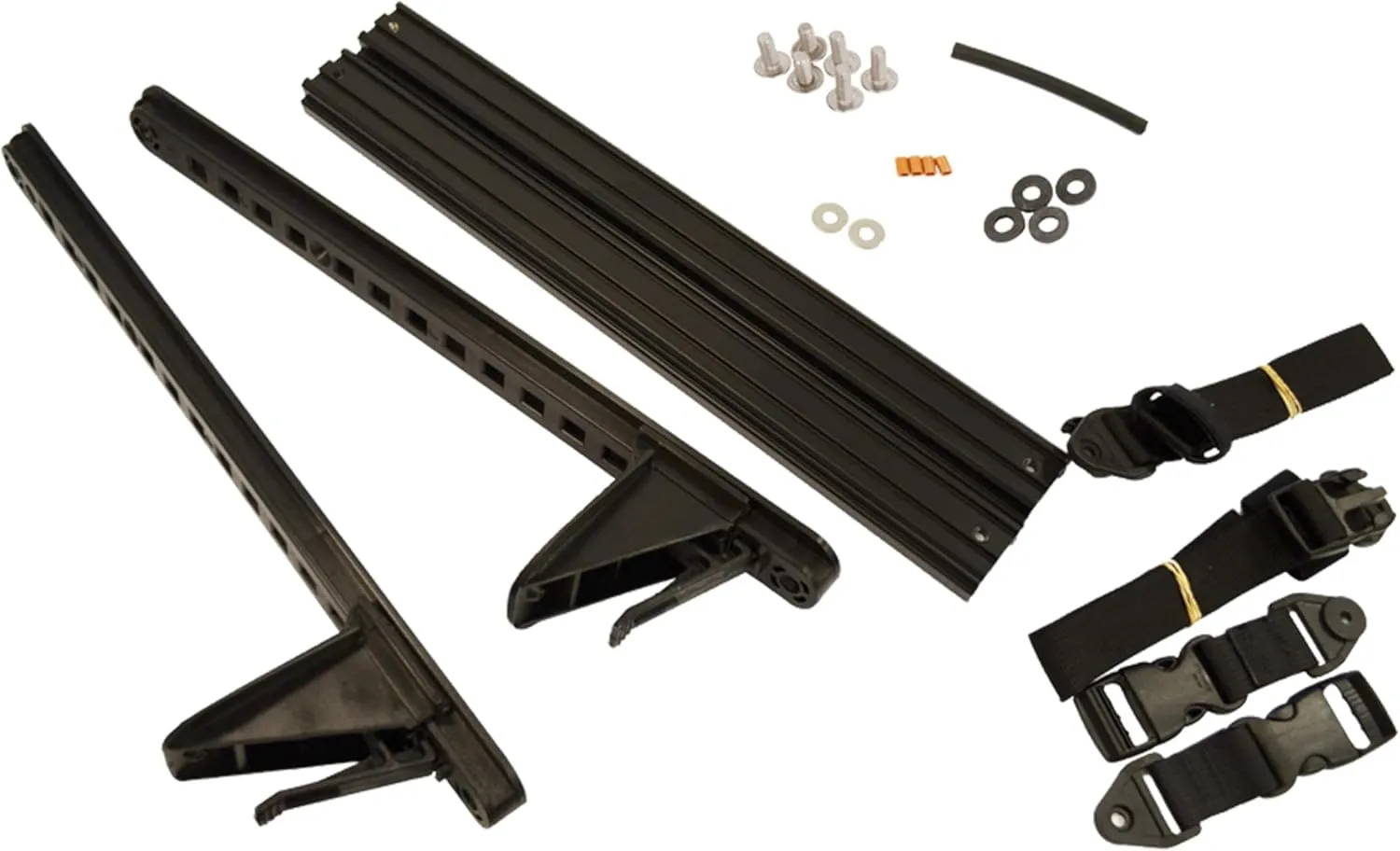 Harmony Gear Supplemental Steering Kit for Tandem Kayak Rudder Systems | Wilderness Systems and Perception Kayaks | Foot Braces and Extension Straps, Black, One Size (8023053)
