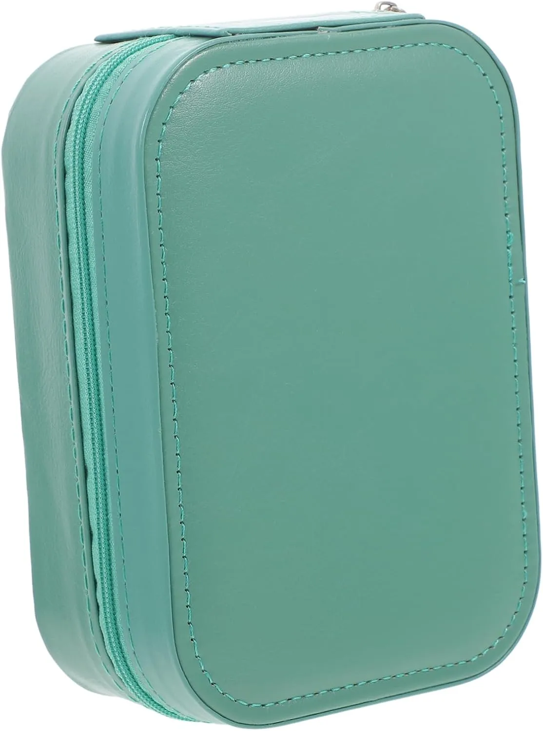 Healifty Cosmetic Storage Container with LED Mirror Rechargeable Travel Makeup Bag Compact Organizer for Toiletries Makeup and Accessories