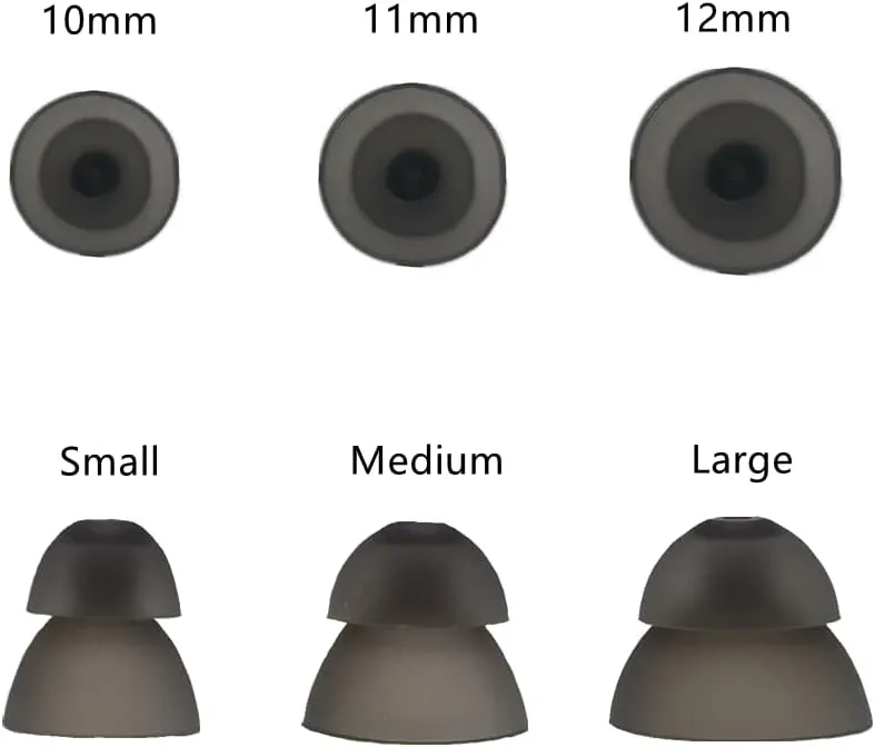 Hearing Aid Domes Small Medium Large for Resound Sure Fit RIC RITE and Open Fit BTE Hearing Amplifier Power Domes