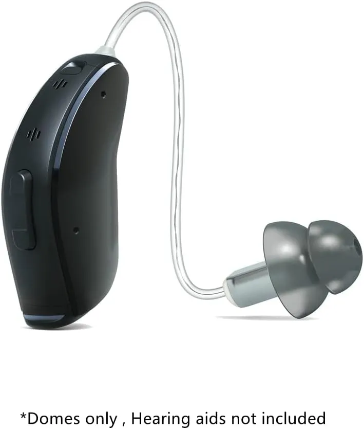 Hearing Aid Domes Small Medium Large for Resound Sure Fit RIC RITE and Open Fit BTE Hearing Amplifier Power Domes