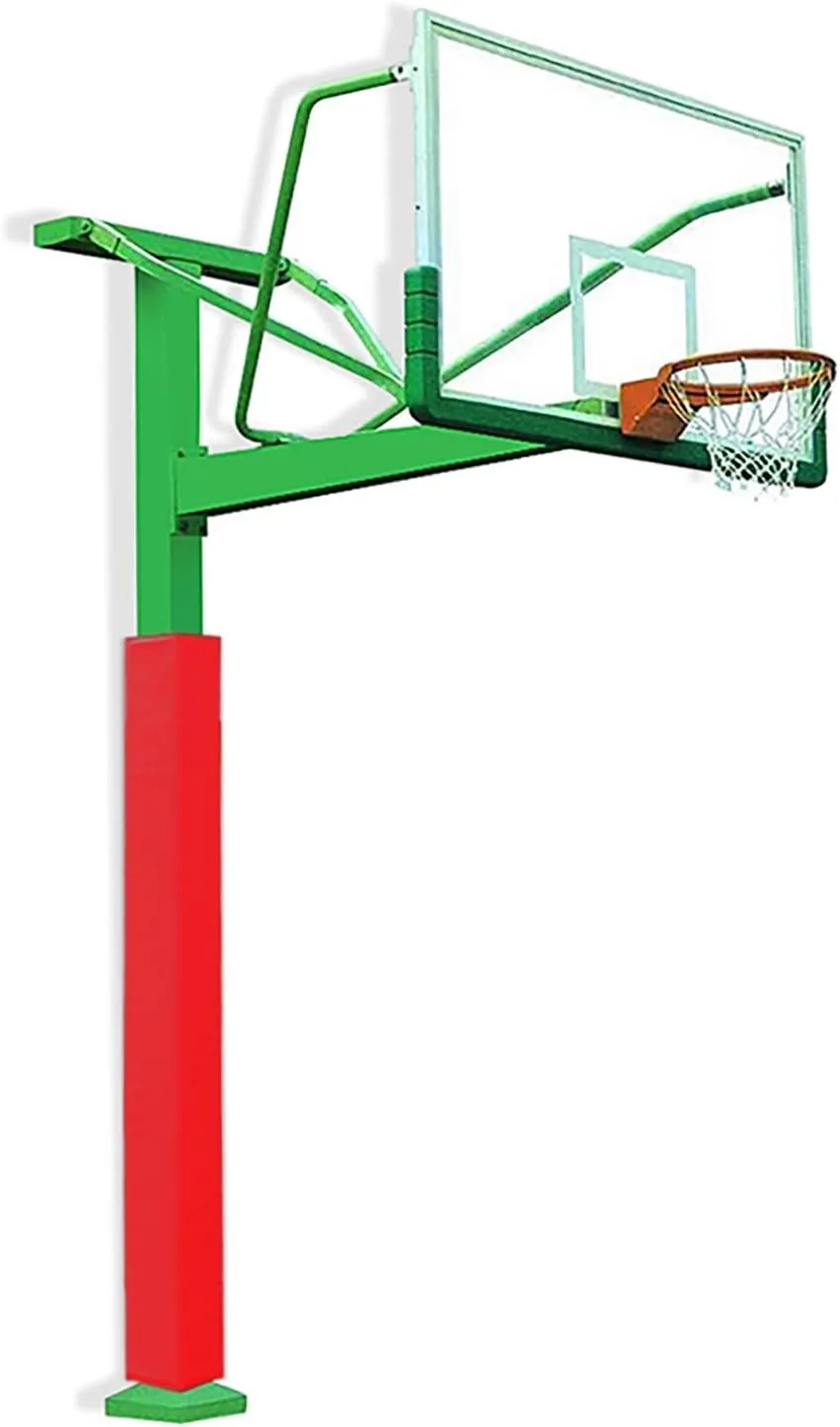 Heavy Duty Basketball Hoop Padding for 6x6 7x7 Inch Square Pole, Indoor Outdoor Basketbal Pole Pad All-Weather, Community Garage Basement Post Cover Pads(Red,18x18cm(7x7in))