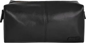 Hidesign Men's Charles Shave Toilet Travel Kit With Waterproof Interior Leather