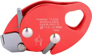 High Altituded Rope Locking Device Light Weight Aluminum Rope Grab Tool for Professional Climbers