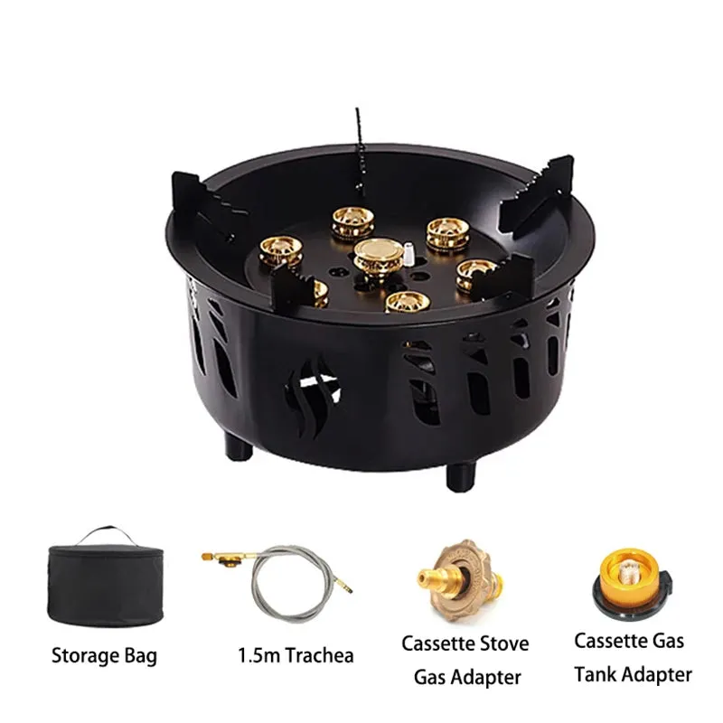High Power 20000W Portable Camping Stove, Windproof Multi Gas Burner