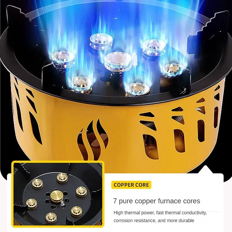 High Power 20000W Portable Camping Stove, Windproof Multi Gas Burner