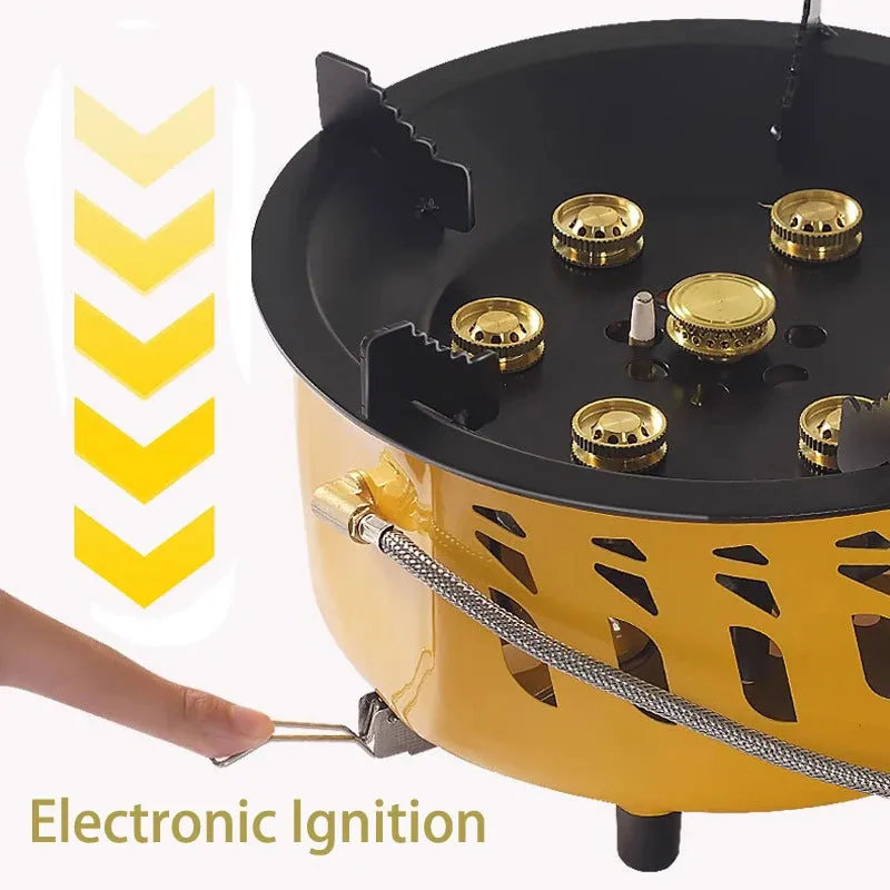 High Power 20000W Portable Camping Stove, Windproof Multi Gas Burner