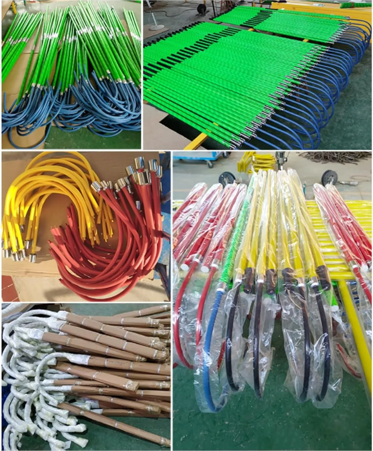 High Voltage Insulated Rescue Hook 3.3Ft 4.9Ft 6.6Ft 9.8Feet Insulated Electrical Rescue Hook, Anti Electric Shock Rescue Pole/Safety Electrical Personal Rescue Stick, High Voltage Insulated Security