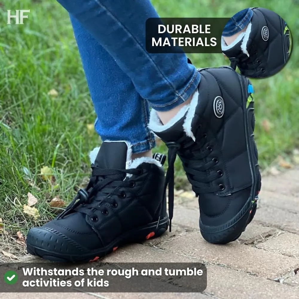 Hike Kids Footwear- Waterproof Barefoot Winter Shoes for Kids