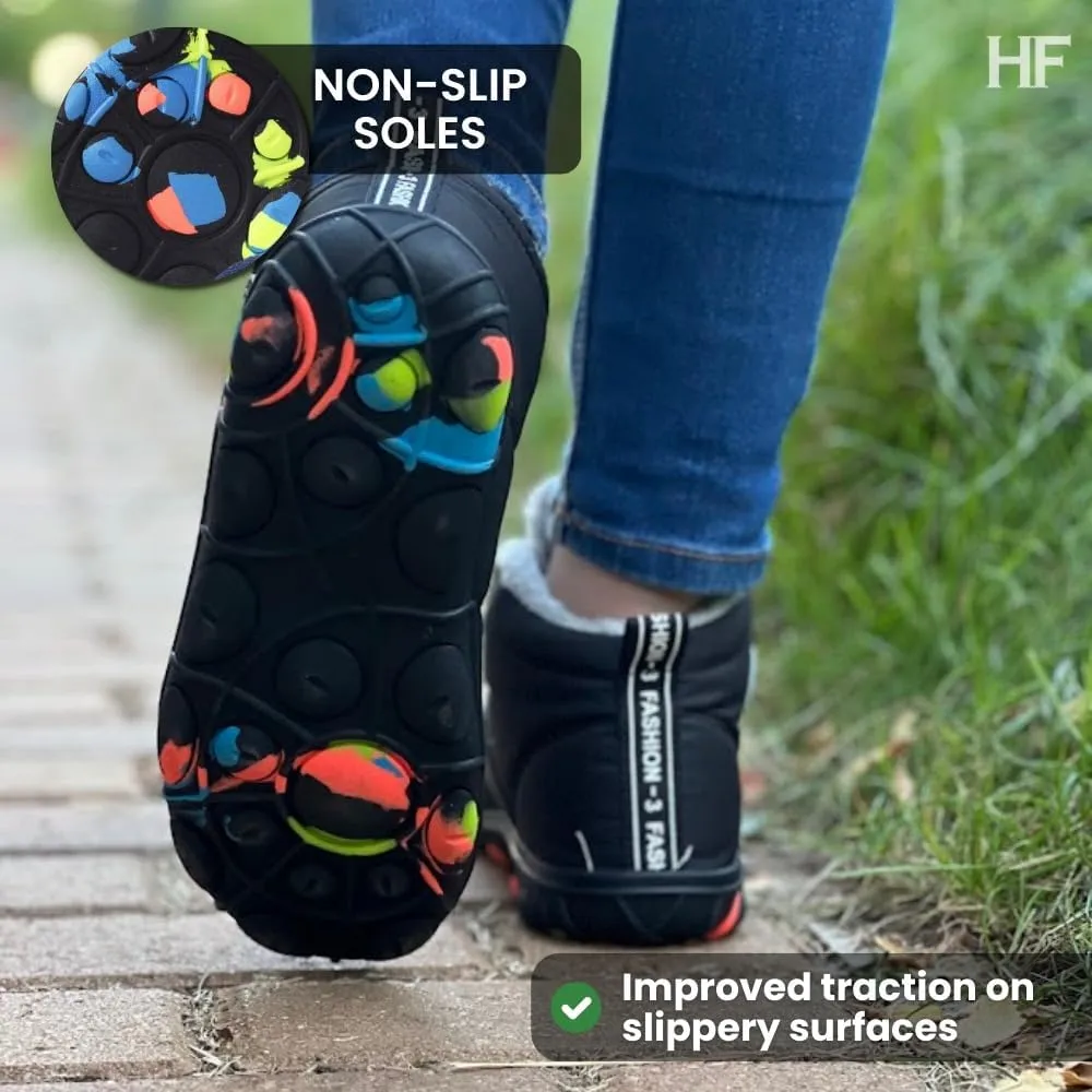 Hike Kids Footwear- Waterproof Barefoot Winter Shoes for Kids
