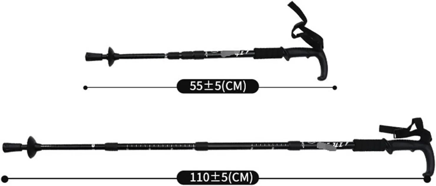 Hiking Trekking Poles Telescopic Hiking Poles Aluminum Alloy Trekking Sticks Ultralight for Camping Climbing Hiking Sticks for Trekking