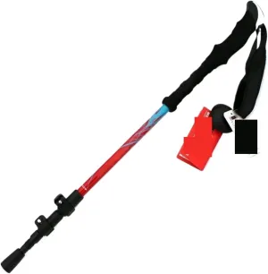 Hiking Trekking Poles Walking Trekking Poles Telescopic Ultralight for Hiking Camping Mountaining Backpacking Hiking Sticks for Trekking(Red)