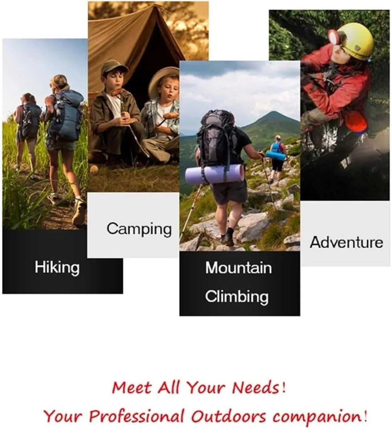 Hiking Trekking Poles Walking Trekking Poles Telescopic Ultralight for Hiking Camping Mountaining Backpacking Hiking Sticks for Trekking(Red)
