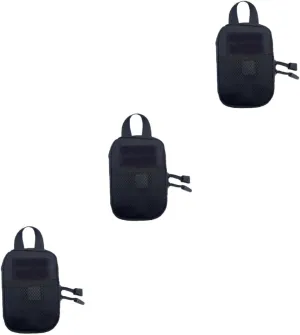 Homoyoyo 3pcs Portable First-aid Packet Phone Storage Pouch Small Medicine Bag Storage Pockets for Travel Outdoor