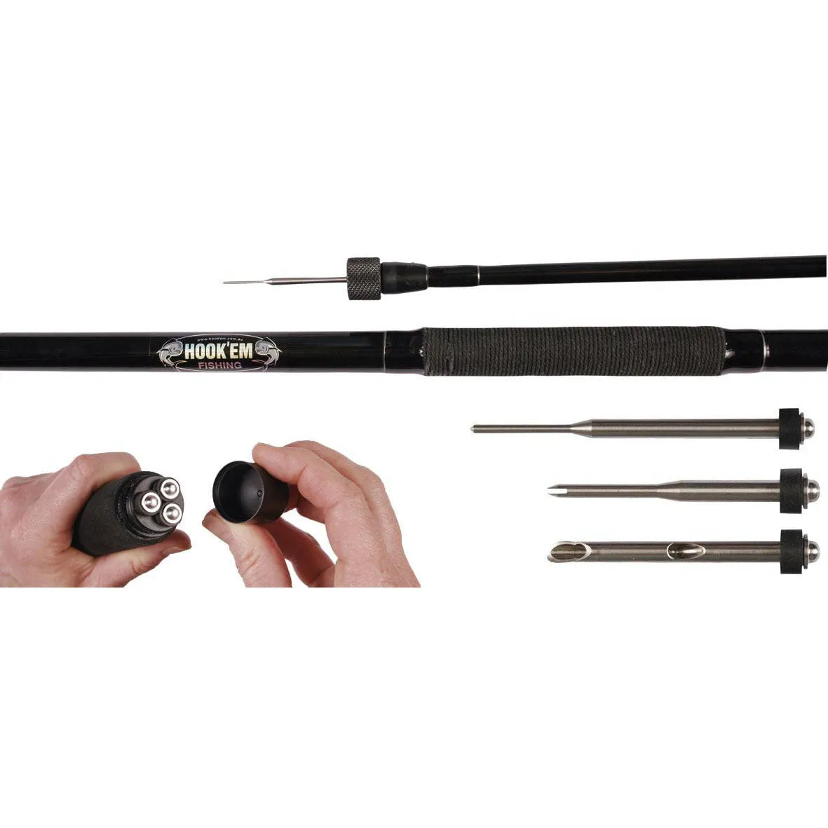 Hookem Carbon Fibre Titan Alloy Tag Pole