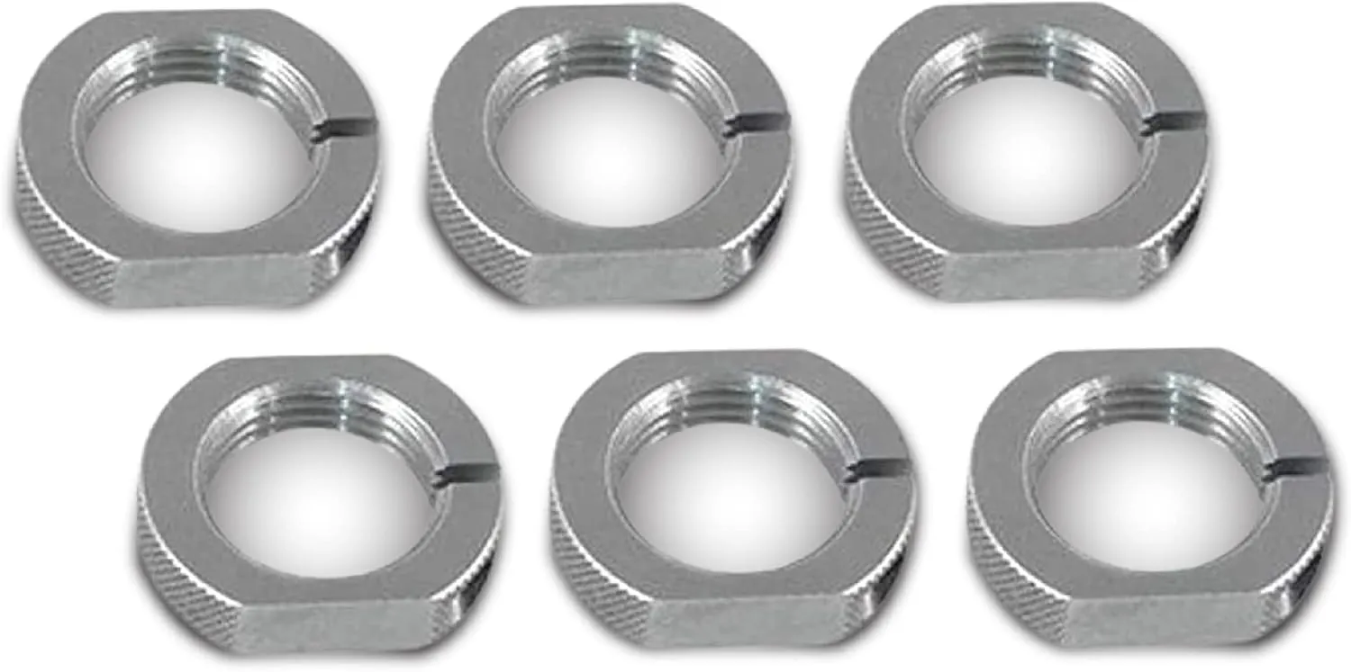 Hornady Sure-Loc Lock Rings, 6 Pack, 044606 - Fits on Standard 7/8-14 Inch Threaded Dies & Accessories - Split Ring Design Die Lock Rings Applies Constant Pressure & Wrench Flats for Easy On/Off