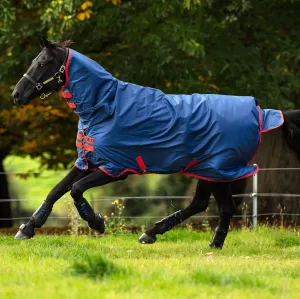 Horseware Ireland Mio All-in-One Turnout Sheet Dark Blue/Red 69