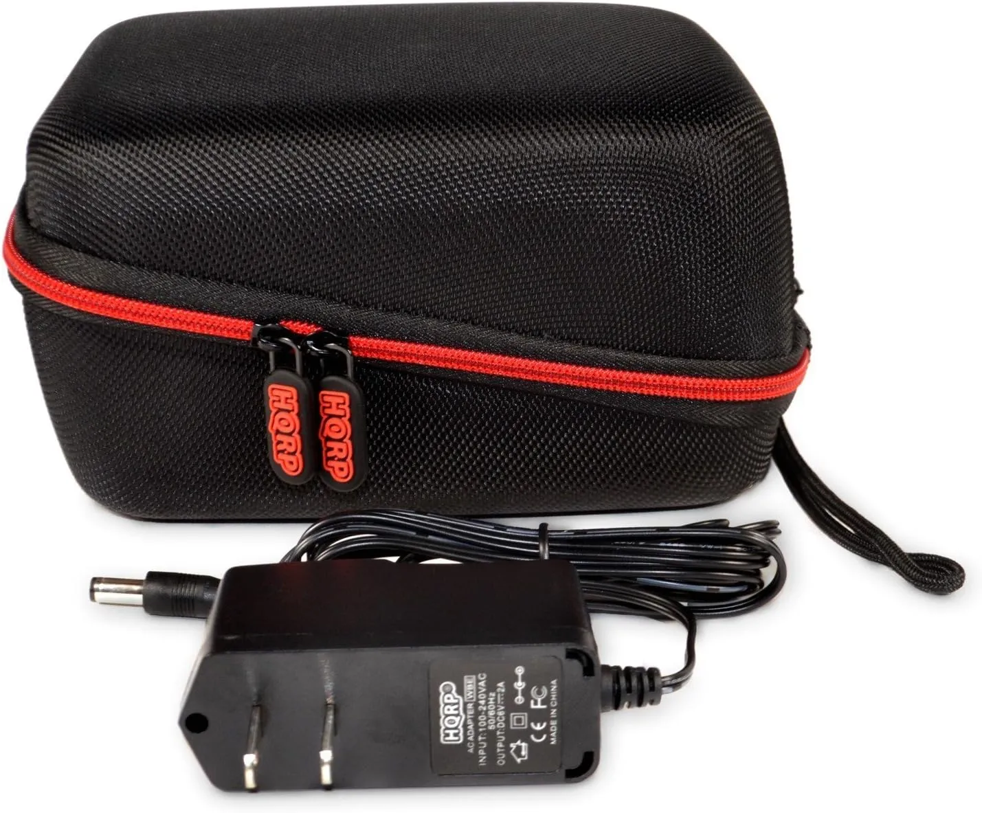 HQRP Hard Case and AC Adapter for iProven BPM-2244BT Automatic Upper Arm Blood Pressure Monitor