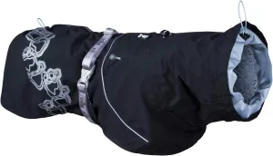 Hurtta Drizzle Coat, Dog Raincoat, Raven, 28 in