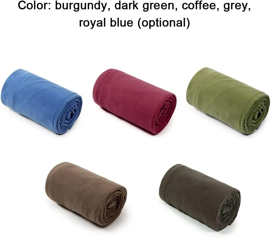 HXBER Outdoor Sleeping Bags Portable Emergency Sleeping Bag Light-Weight Fleece Sleeping Bag for Camping Travel Hiking