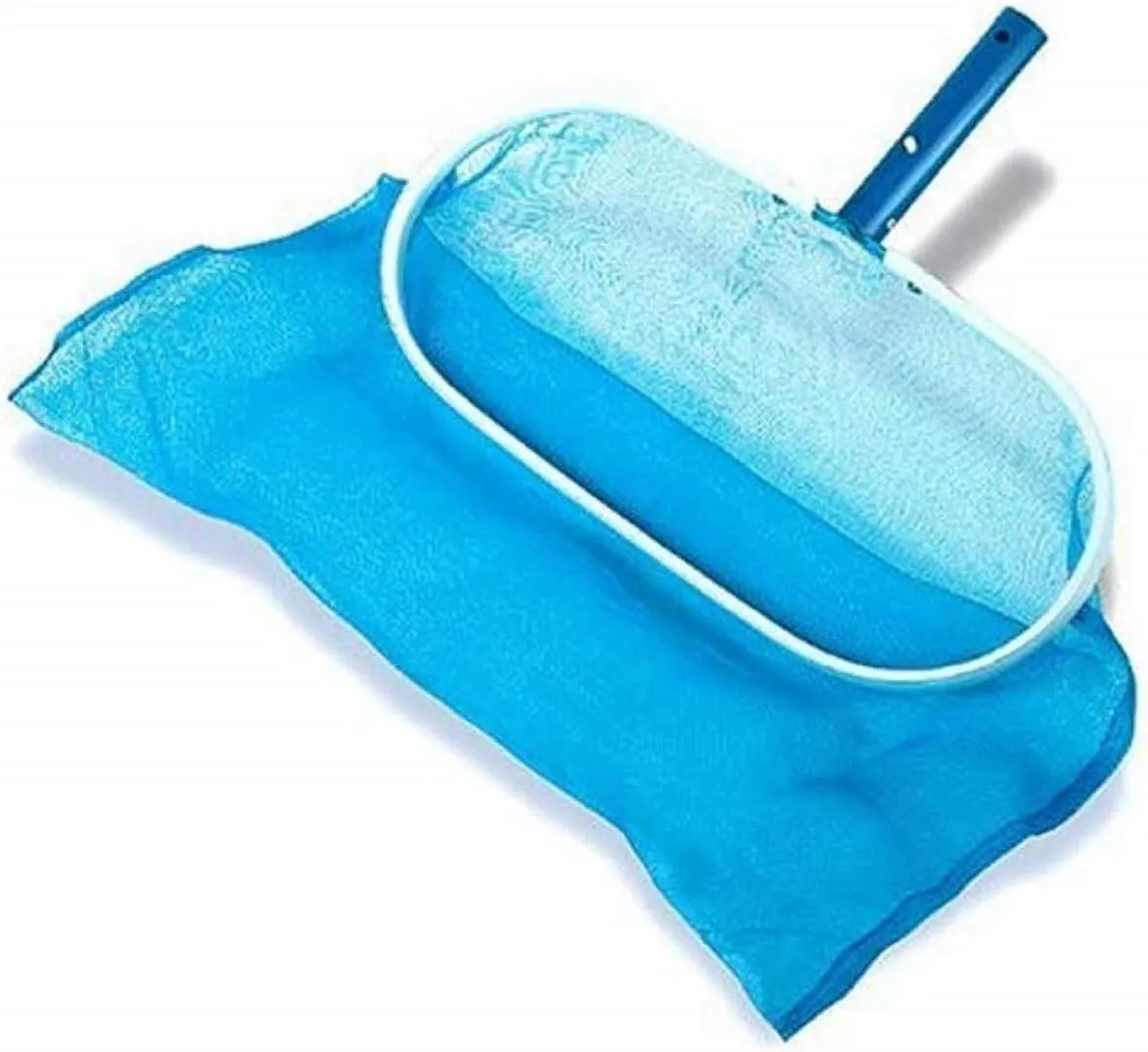 HYDROTOOLS By SWIMLINE 8033 Leaf Net For Inground Above Ground Pool Pond | Extra Large Skimmer Net Cleaning Tool & Ultra Fine Deep Mesh Bag | Durable Reinforced Aluminum Frame | For Debris Bugs Pickup