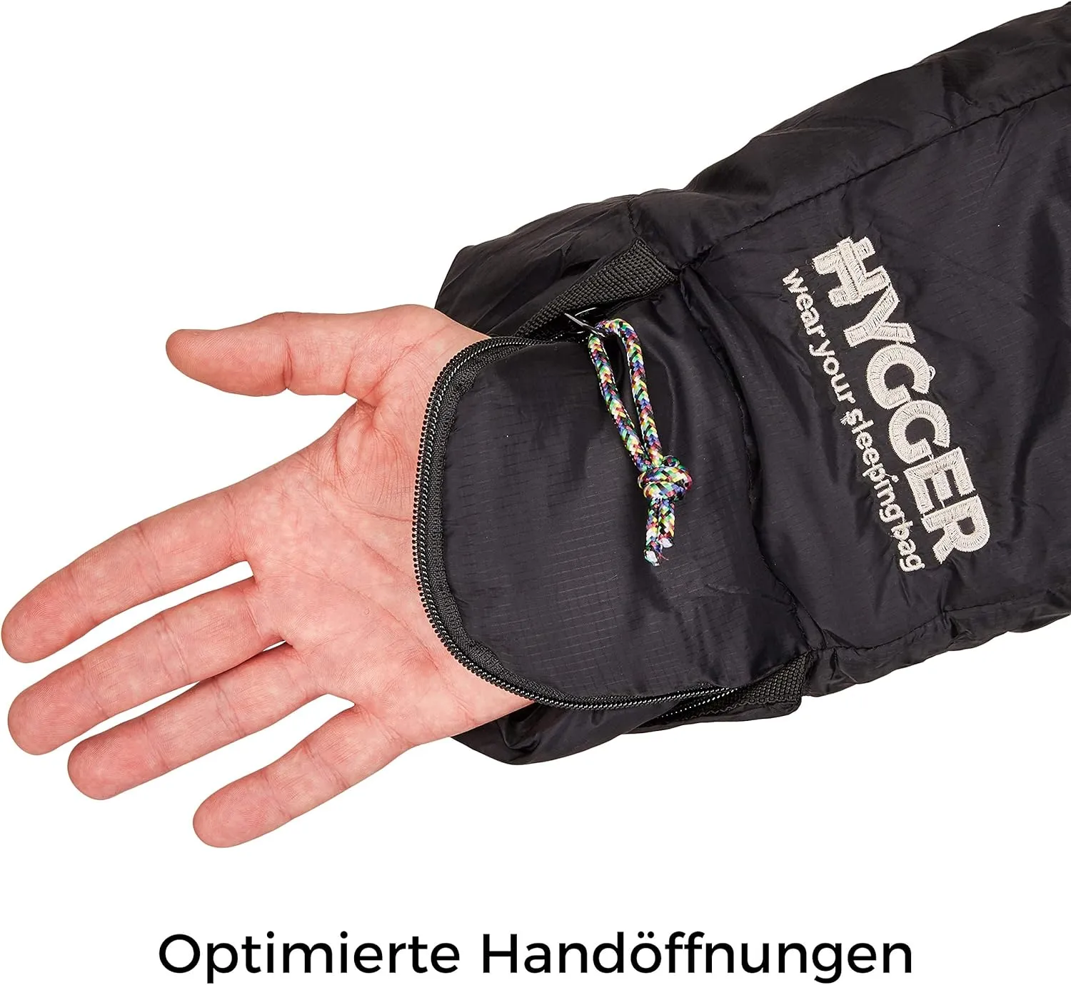hygger – Original Sleeping Bag with Arms and Legs, 3M Thinsulate Filling Makes it Warm, Lightweight & Small in Pack Size