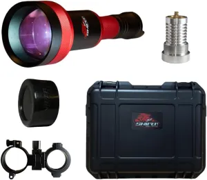 Hyperion 66 Gun Hunters Package with IR 850nm Invisible Light Module, Waterproof Hard Case and Adjustable Predator Pro Mount, Long Range IR Light for Night Time Predator, Hog and Coyote Hunting