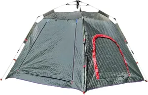 ice Fishing Tent ice Fishing shelter Insulated Outdoor Portable Automatic Quick-Opening Cotton-Filled Large-Window Ice Fishing Tent(Color:2)