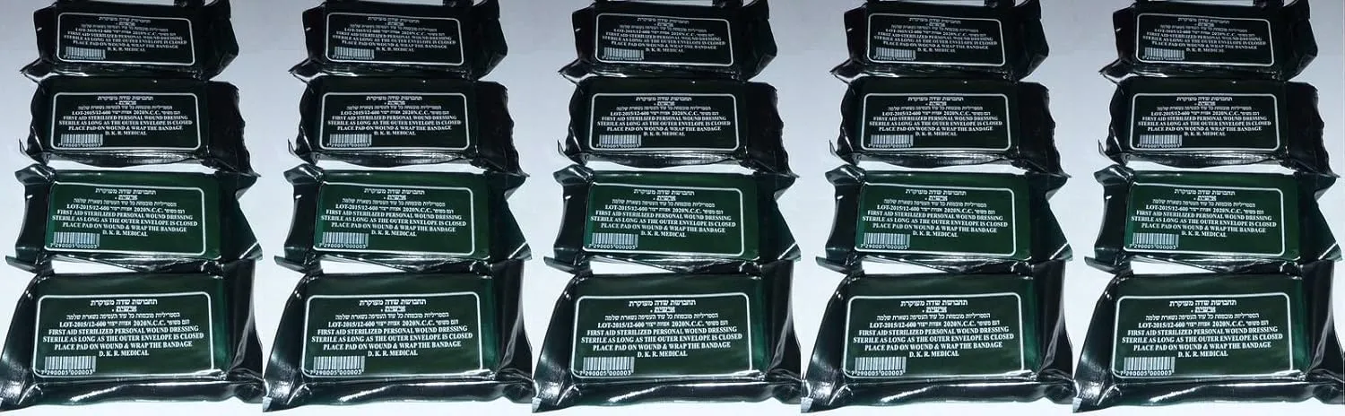 IDF Israeli Army Dressing, Pack of 20