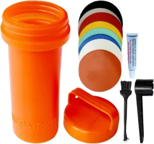 Inflatable Boat Repair Kit - 15cm Pool Liner Patch Kit | Transparent Inflatable Patch Repair Kit PVC with Glue Wrench Brushes | Tear Resistant Waterproof Set for Kayak, Pool & Air Mattress