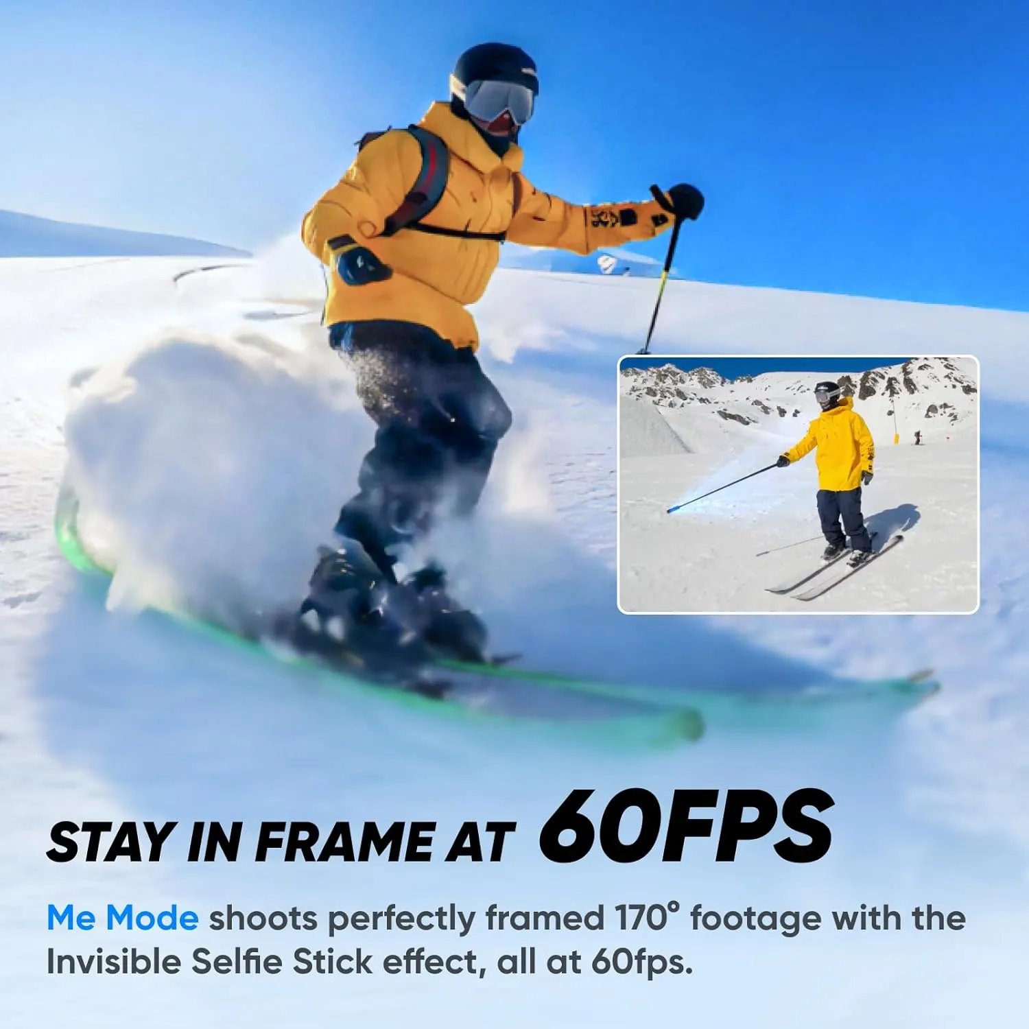 Insta360 X3 Snow Kit (New Version) - 360 Action Camera with 5.7K 360 Active HDR Video, 4K Single-Lens Camera, Waterproof, FlowState Stabilization, 2.29" Touchscreen, AI Editing, Wintersports