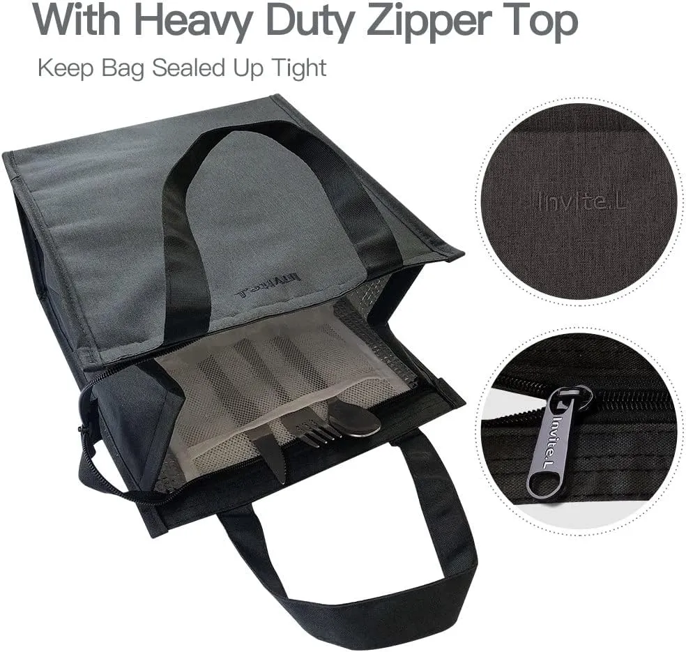 Insulated Lunch Bag for Kids, Teens and Women - Small Cute Cooler for Work
