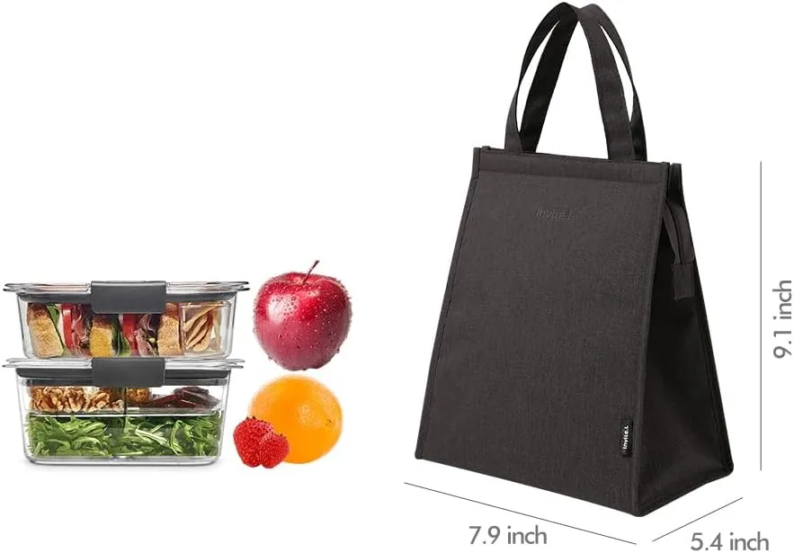 Insulated Lunch Bag for Kids, Teens and Women - Small Cute Cooler for Work